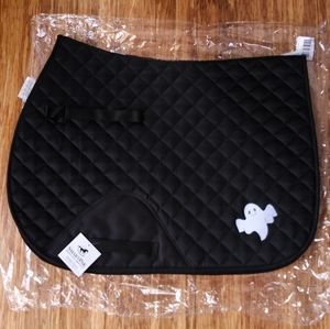 Black ghost saddle pad